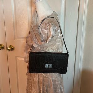 BCBG Maxazria clutch on a chain